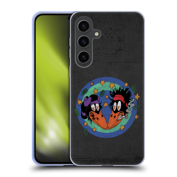 The Black Crowes Graphics Distressed Soft Gel Case for Samsung Galaxy S24+ 5G