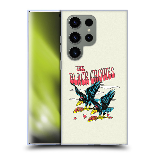 The Black Crowes Graphics Flying Guitars Soft Gel Case for Samsung Galaxy S24 Ultra 5G
