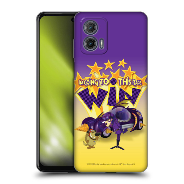 Wacky Races 2016 Graphics Dastardly And Muttley Soft Gel Case for Motorola Moto G73 5G