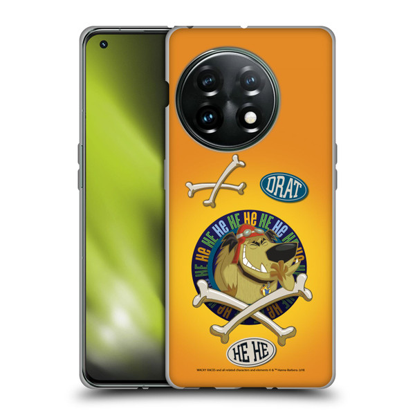 Wacky Races 2016 Graphics Muttley Soft Gel Case for OnePlus 11 5G