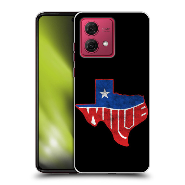 Willie Nelson Grunge Texas Soft Gel Case for Motorola Moto G84 5G
