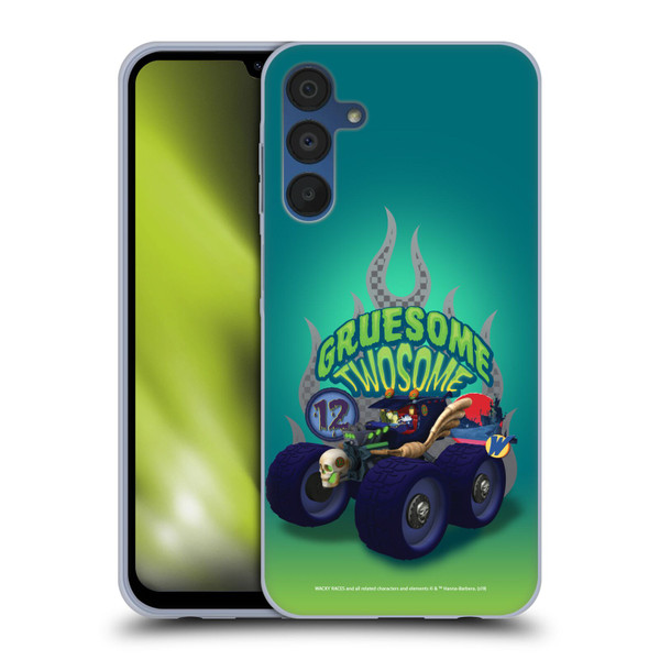 Wacky Races 2016 Graphics Gruesome Twosome Soft Gel Case for Samsung Galaxy A15