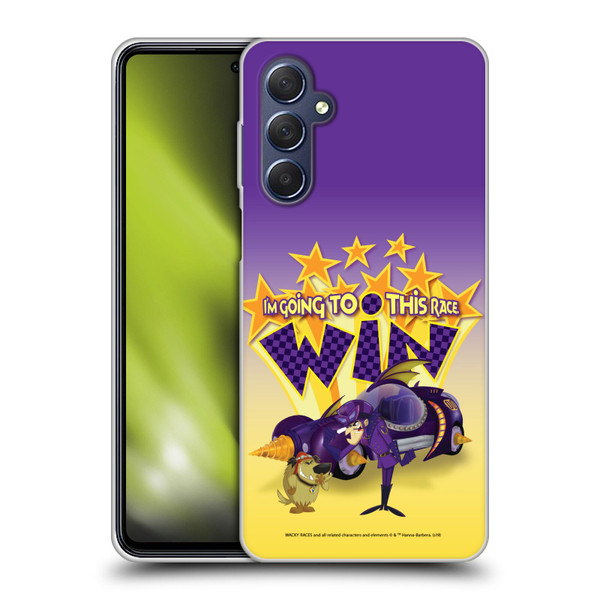 Wacky Races 2016 Graphics Dastardly And Muttley Soft Gel Case for Samsung Galaxy M54 5G