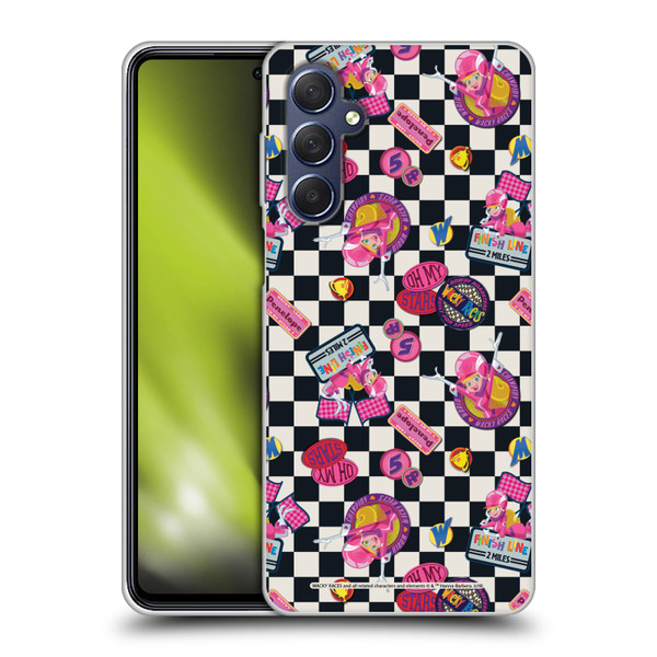 Wacky Races 2016 Graphics Pattern 2 Soft Gel Case for Samsung Galaxy M54 5G