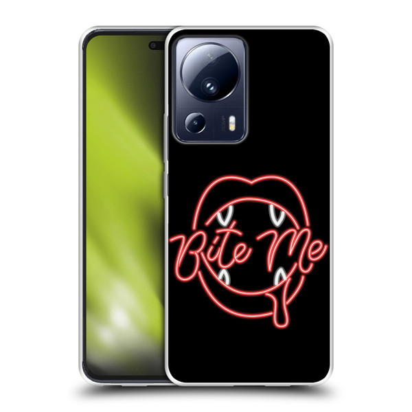 Bebe Rexha Key Art Neon Bite Me Soft Gel Case for Xiaomi 13 Lite 5G
