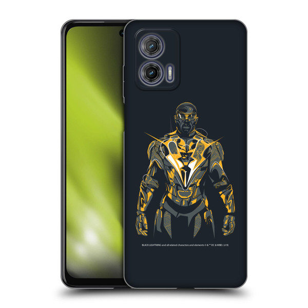 Black Lightning Key Art Black Lightning Soft Gel Case for Motorola Moto G73 5G