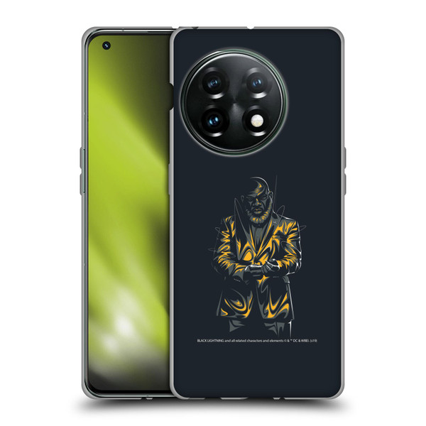 Black Lightning Key Art Tobias Whale Soft Gel Case for OnePlus 11 5G