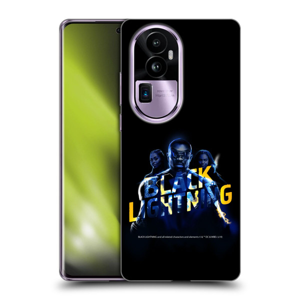Black Lightning Key Art Group Soft Gel Case for OPPO Reno10 Pro+
