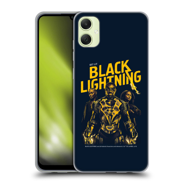 Black Lightning Key Art Get Lit Soft Gel Case for Samsung Galaxy A05