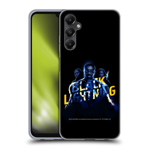 Black Lightning Key Art Group Soft Gel Case for Samsung Galaxy A05s