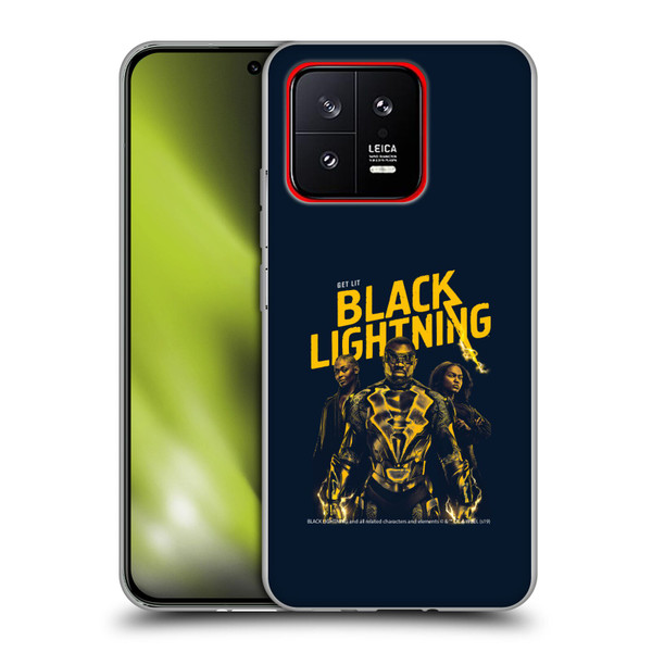 Black Lightning Key Art Get Lit Soft Gel Case for Xiaomi 13 5G