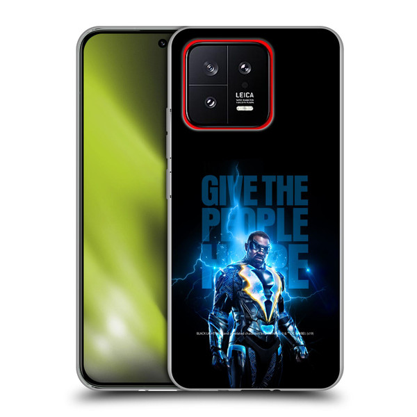Black Lightning Key Art Give The People Hope Soft Gel Case for Xiaomi 13 5G