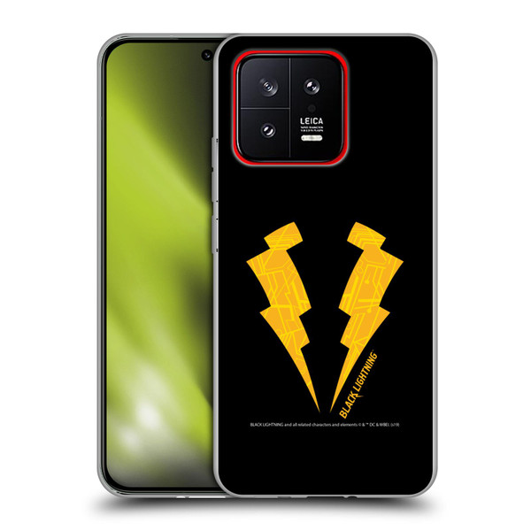 Black Lightning Key Art Logo Soft Gel Case for Xiaomi 13 5G