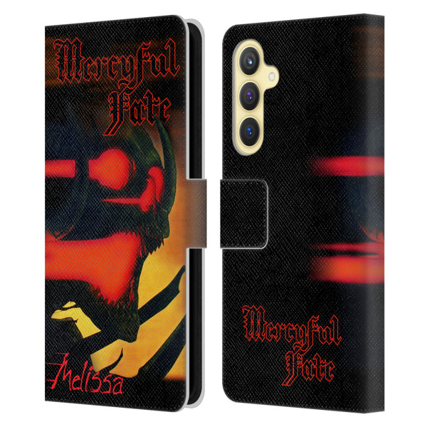 Mercyful Fate Black Metal Melissa Leather Book Wallet Case Cover For Samsung Galaxy S23 FE 5G