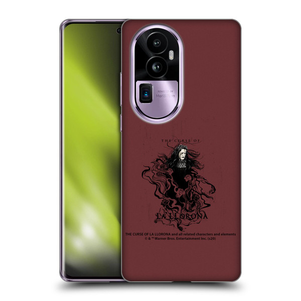 The Curse Of La Llorona Graphics Weeping Lady 2 Soft Gel Case for OPPO Reno10 Pro+
