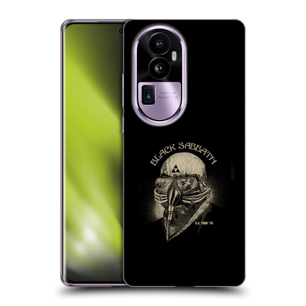 Black Sabbath Key Art US Tour 78 Soft Gel Case for OPPO Reno10 Pro+