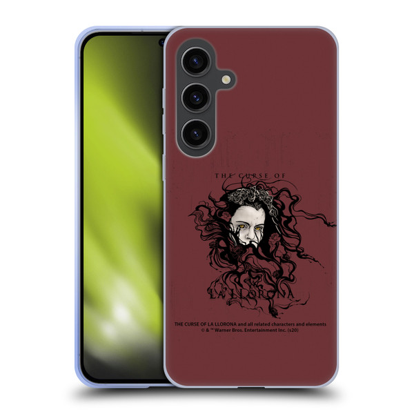 The Curse Of La Llorona Graphics Weeping Lady Soft Gel Case for Samsung Galaxy S24+ 5G