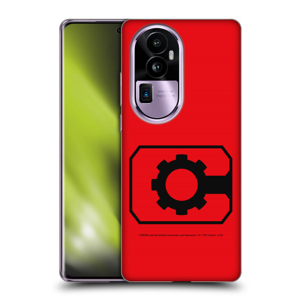 Cyborg DC Comics Logos Geometric Soft Gel Case for OPPO Reno10 Pro+