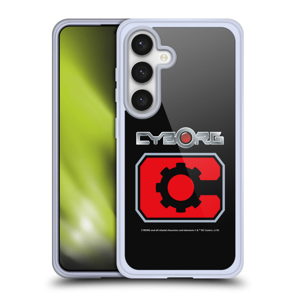 Cyborg DC Comics Logos Retro Soft Gel Case for Samsung Galaxy S24 5G