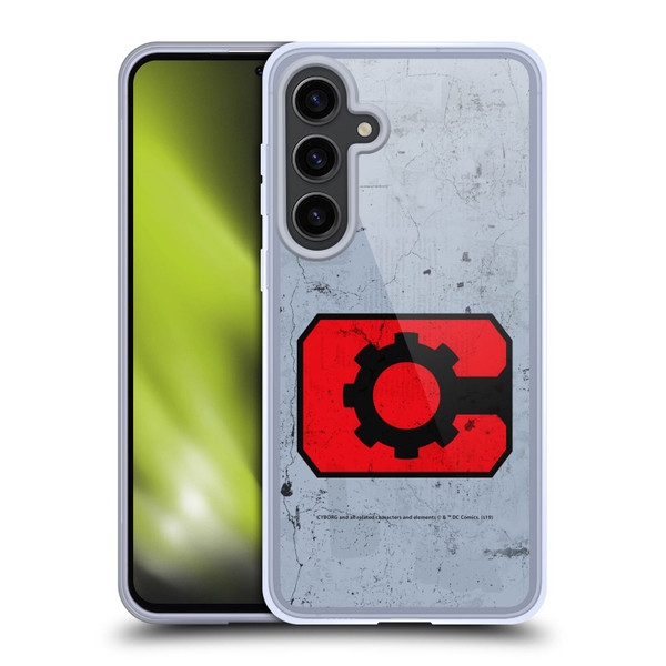 Cyborg DC Comics Logos Classic Soft Gel Case for Samsung Galaxy S24+ 5G