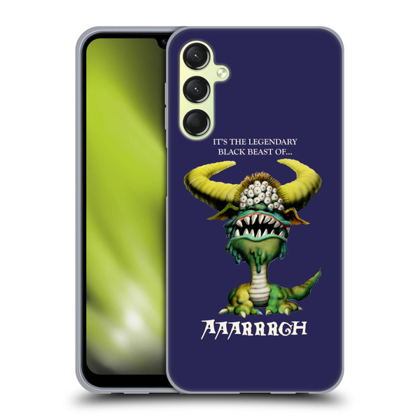 Monty Python Key Art Black Beast Of Aaarrrgh Soft Gel Case for Samsung Galaxy A24 4G / Galaxy M34 5G