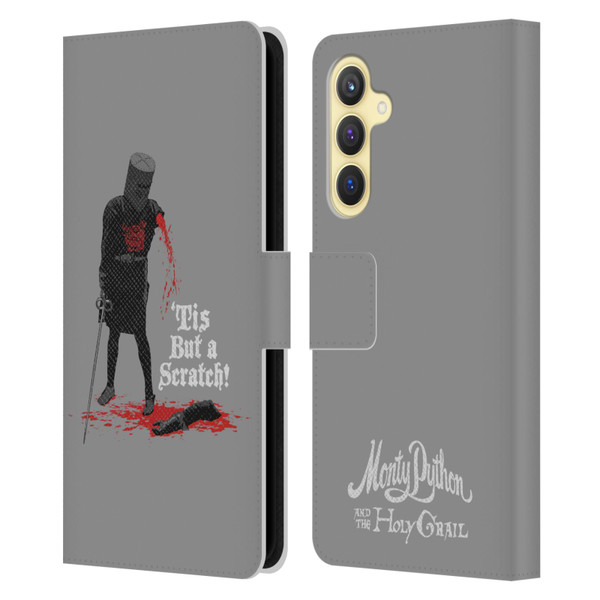 Monty Python Key Art Tis But A Scratch Leather Book Wallet Case Cover For Samsung Galaxy S23 FE 5G