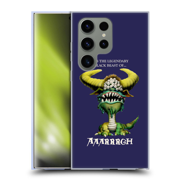 Monty Python Key Art Black Beast Of Aaarrrgh Soft Gel Case for Samsung Galaxy S24 Ultra 5G