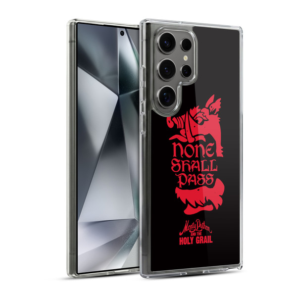 Monty Python Key Art None Shall Pass Soft Gel Case for Samsung Galaxy S24 Ultra 5G & MagSafe