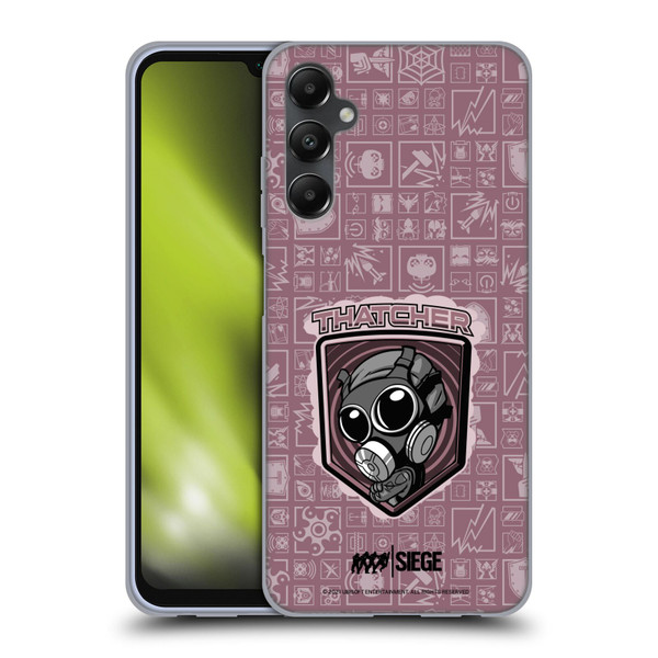 Tom Clancy's Rainbow Six Siege Chibi Operators Thatcher Soft Gel Case for Samsung Galaxy A05s