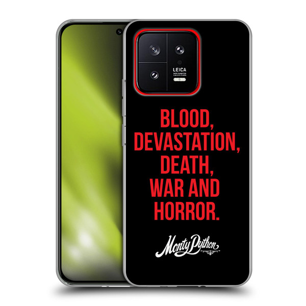 Monty Python Key Art Blood Devastation Death War And Horror Soft Gel Case for Xiaomi 13 5G