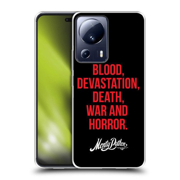 Monty Python Key Art Blood Devastation Death War And Horror Soft Gel Case for Xiaomi 13 Lite 5G