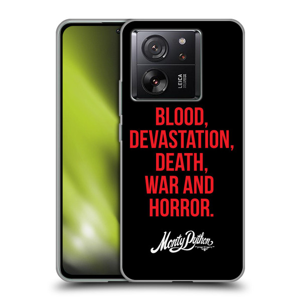 Monty Python Key Art Blood Devastation Death War And Horror Soft Gel Case for Xiaomi 13T 5G / 13T Pro 5G