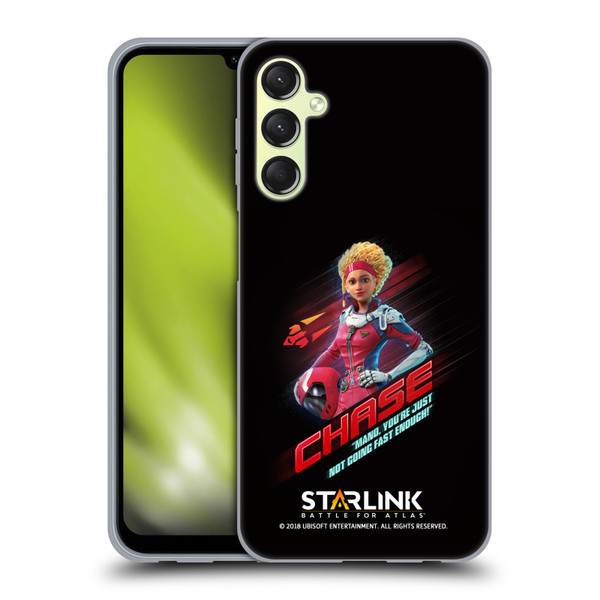 Starlink Battle for Atlas Character Art Calisto Chase Da Silva Soft Gel Case for Samsung Galaxy A24 4G / Galaxy M34 5G