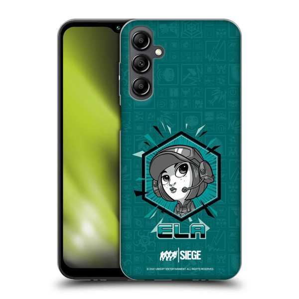 Tom Clancy's Rainbow Six Siege Chibi Operators Ela Soft Gel Case for Samsung Galaxy M14 5G