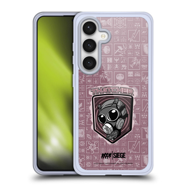 Tom Clancy's Rainbow Six Siege Chibi Operators Thatcher Soft Gel Case for Samsung Galaxy S24 5G