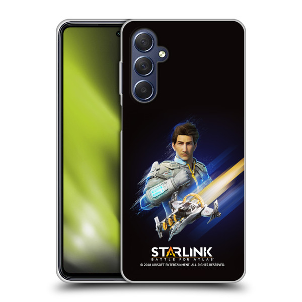 Starlink Battle for Atlas Character Art Mason Arana Soft Gel Case for Samsung Galaxy M54 5G