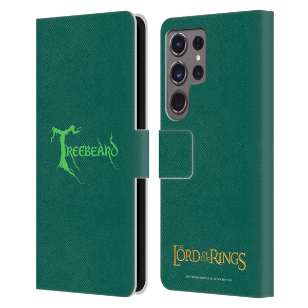 The Lord Of The Rings The Fellowship Of The Ring Graphics Treebeard Leather Book Wallet Case Cover For Samsung Galaxy S24 Ultra 5G