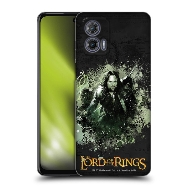 The Lord Of The Rings The Fellowship Of The Ring Character Art Aragorn Soft Gel Case for Motorola Moto G73 5G