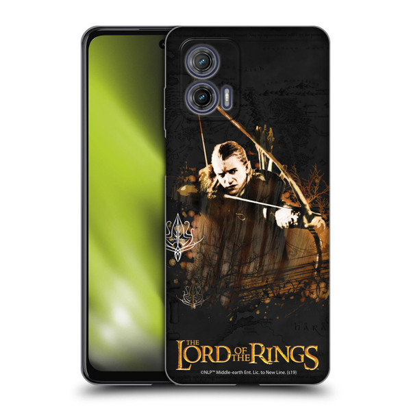 The Lord Of The Rings The Fellowship Of The Ring Character Art Legolas Soft Gel Case for Motorola Moto G73 5G