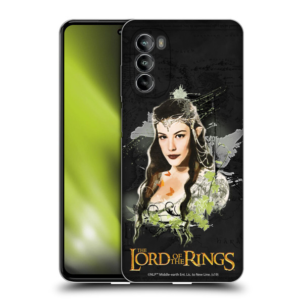 The Lord Of The Rings The Fellowship Of The Ring Character Art Arwen Soft Gel Case for Motorola Moto G82 5G
