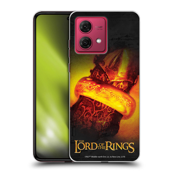 The Lord Of The Rings The Fellowship Of The Ring Character Art Ring Soft Gel Case for Motorola Moto G84 5G