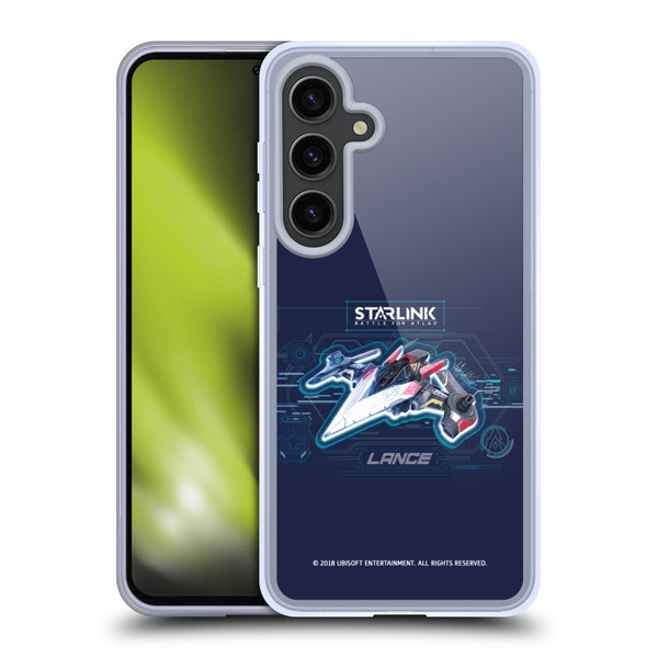 Starlink Battle for Atlas Starships Lance Soft Gel Case for Samsung Galaxy S24+ 5G