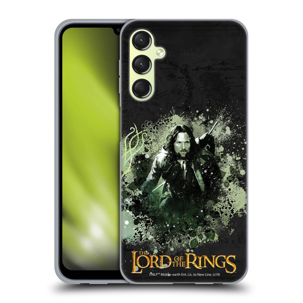 The Lord Of The Rings The Fellowship Of The Ring Character Art Aragorn Soft Gel Case for Samsung Galaxy A24 4G / Galaxy M34 5G