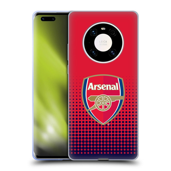 Arsenal FC Crest 2 Fade Soft Gel Case for Huawei Mate 40 Pro 5G