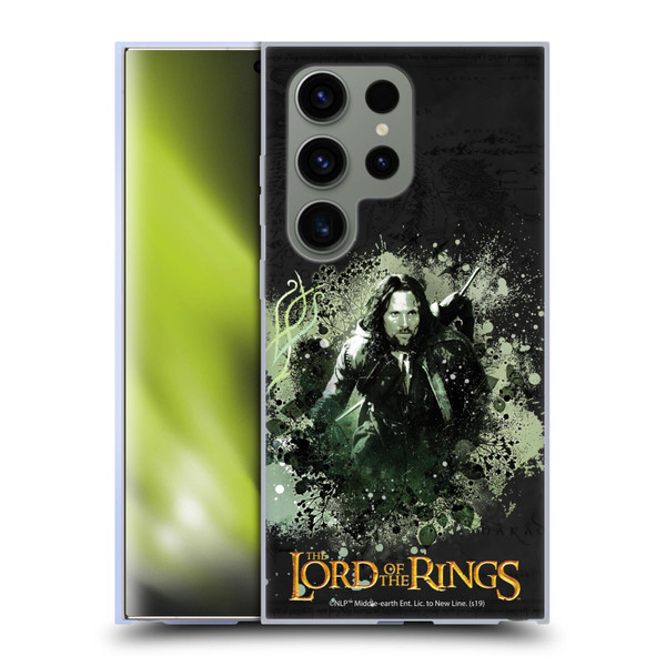 The Lord Of The Rings The Fellowship Of The Ring Character Art Aragorn Soft Gel Case for Samsung Galaxy S24 Ultra 5G