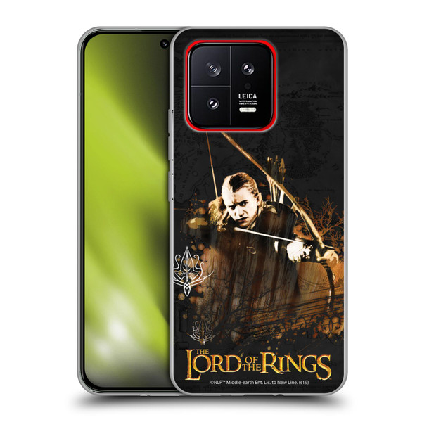 The Lord Of The Rings The Fellowship Of The Ring Character Art Legolas Soft Gel Case for Xiaomi 13 5G