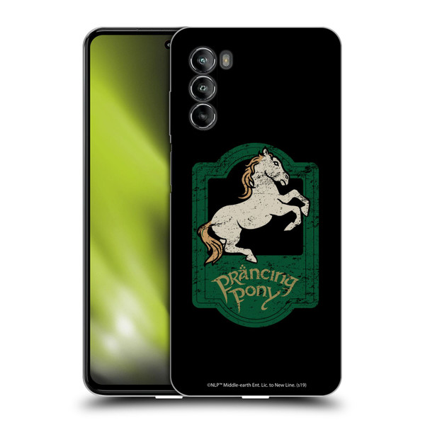 The Lord Of The Rings The Fellowship Of The Ring Graphics Prancing Pony Soft Gel Case for Motorola Moto G82 5G
