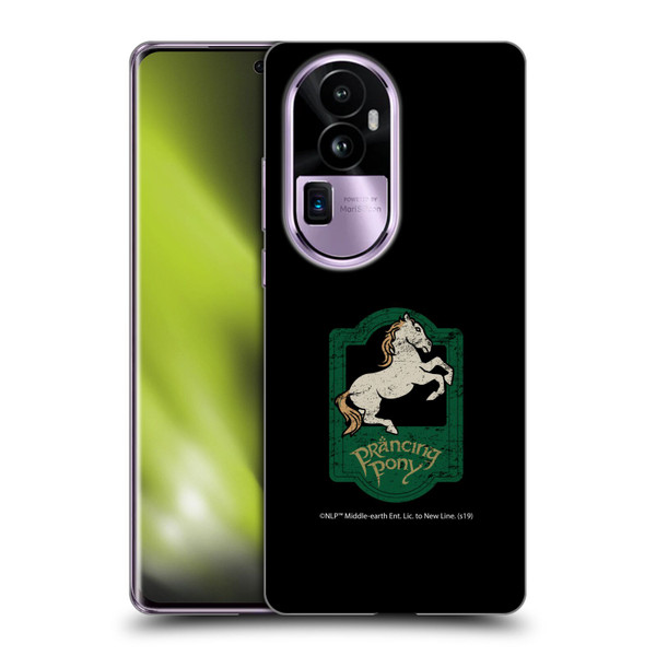 The Lord Of The Rings The Fellowship Of The Ring Graphics Prancing Pony Soft Gel Case for OPPO Reno10 Pro+