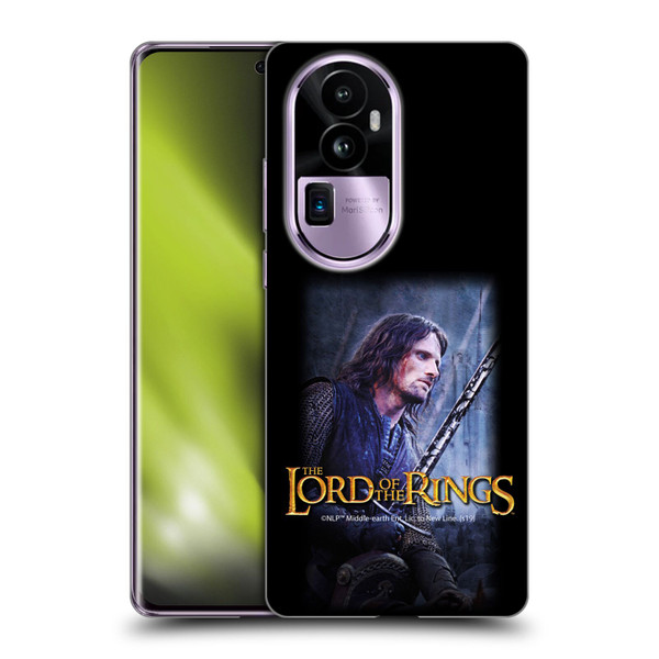 The Lord Of The Rings The Two Towers Character Art Aragorn Soft Gel Case for OPPO Reno10 Pro+