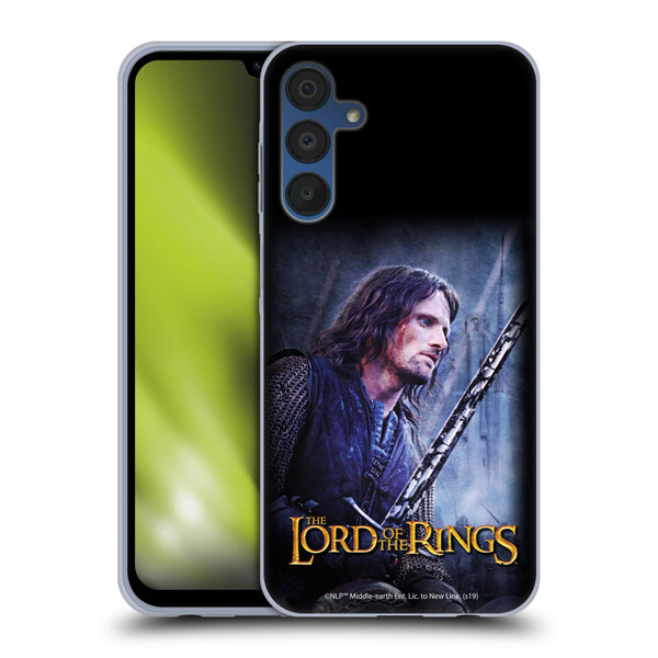 The Lord Of The Rings The Two Towers Character Art Aragorn Soft Gel Case for Samsung Galaxy A15